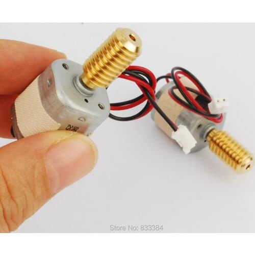 2pcs NMB 12V Square Six pole rotor micro motor 18x18mm with exquisite screw rod