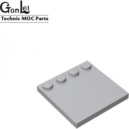20Pcs/Lot 4x4 Tiles Parts Compatible with MOC Bricklink Rebirckable Parts 6179 Building Blocks Parts DIY LOGO Educational Toys