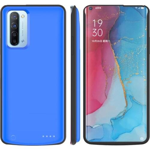 Powerbank Case For OPPO Find X2 Lite Battery Charger Cases 6800mAh External Battery Power Bank Charging Cover For OPPO Reno 3