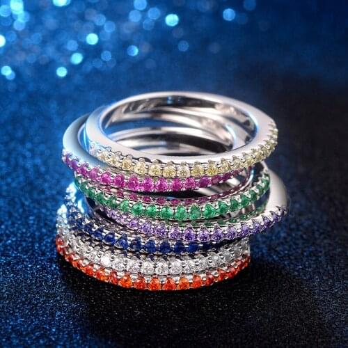 Korean Popular Style Cute 100 Sets For Womens Rings, Dances, Parties, Crystal Ring Rings, New Models.Youth