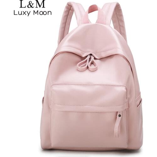 College Leather Backpack Women Multi Pocket Big Travel Backpacks Female School Bag for Teenage Girls Book Mochilas XA503H