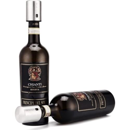 Circle Joy Smart Wine Stopper Stainless Steel Vacuum Memory Wine Stopper Electric Stopper Wine Corks