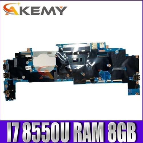 Akemy For Lenovo ThinkPad X1 Yoga 2018 Notebook Motherboard 17800-1 448.0CX04.0011 FRU 01YN204 CPU I7 8550U RAM 8GB 100% Test
