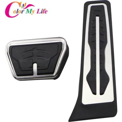 Non-Drilling Brake Accelerator Pedal Plate Pad for BMW New 1 2 3 4 5 6 7 Series GT X3 X4 X5 X6 Z4 F10 F15 F30 F31 F34 LHD AT