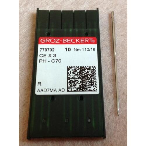 Genuine Groz Beckert chenille embroidery needle CEX3 PHxC70 Nm 110/18 for Tajima Barudan China embroidery machines