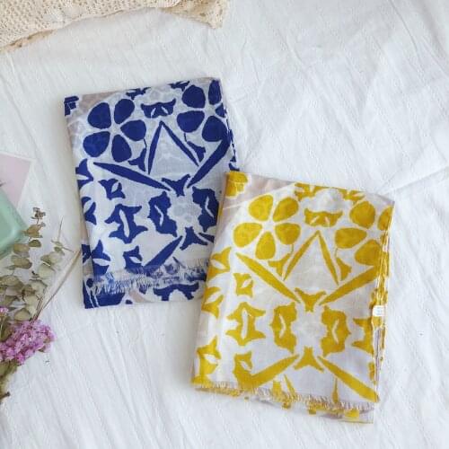 2020 New Vintage Flower Print Fringe Scarves Shawls Long Flower Scarf Wrap Hijab Muffler Free Shipping