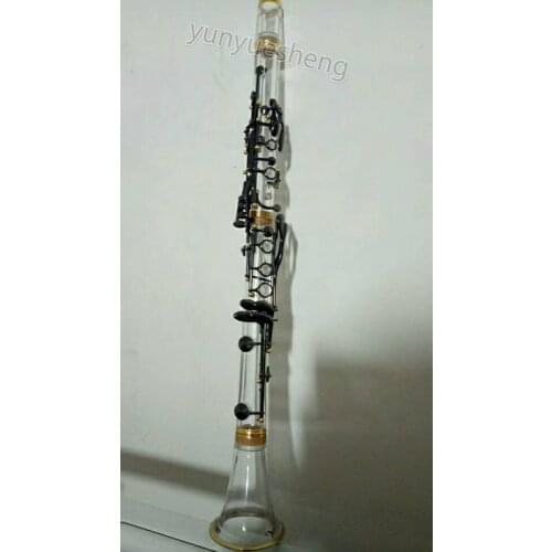 New Bb 17 key clarinet transparent body special key