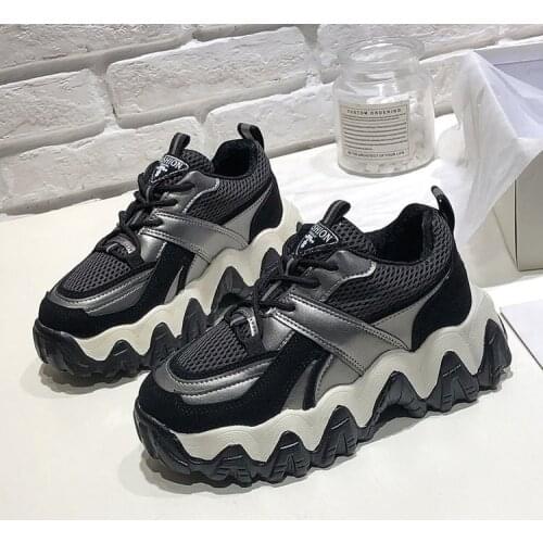Spring New Model Shoes INS Net Red Healthy Shoes for Children Trendy Platform Trendy Korean Style Student Trendy Shoes