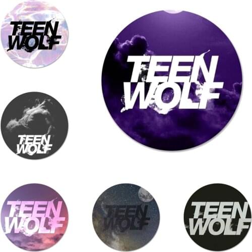 Teen Wolf TV Icons Pins Badge Decoration Brooches Metal Badges For Clothes Backpack Decoration 58mm