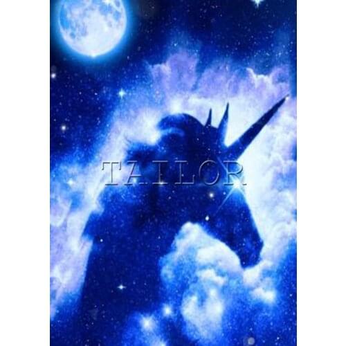 Full square cuadros 5d diamond painting kit set complet Cross stitch dirll drawing mosaic embroidery animal horse unicorn art 22