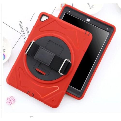 Hand-held strap portable including bracket full dead angle drop-proof multiple styles to choose ipad protective shell J06