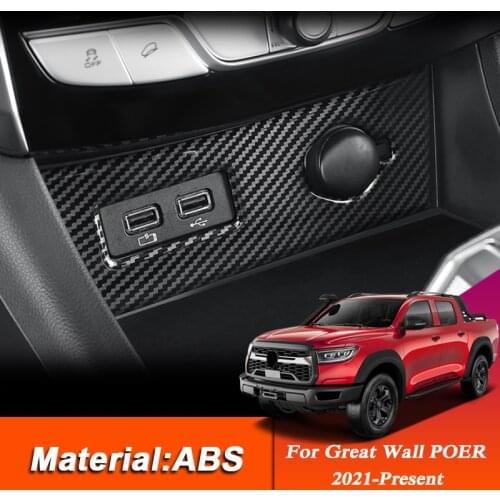 Car Styling Sticker For Great Wall POER Connon 2021 2022 Interior Cigarette Lighter Sequins Decoration Auto Accessory