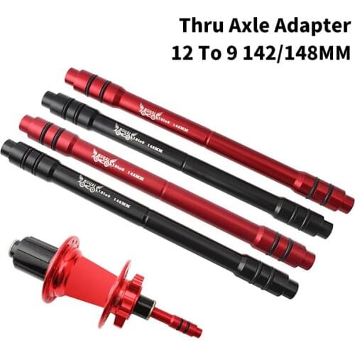 Mountain Bike Hub Drum Hub Axis Conversion 12 To 9MM Quick-Change 142mm/148mm Conversion Axis Seat Aluminum alloy