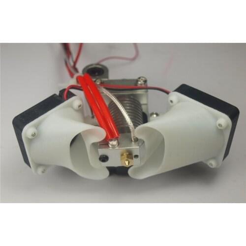 Ultimaker Original V6 hot end metal mount full assembly kit Jhead metal mount holder PT100 sensor Type With Free Silcone Sock