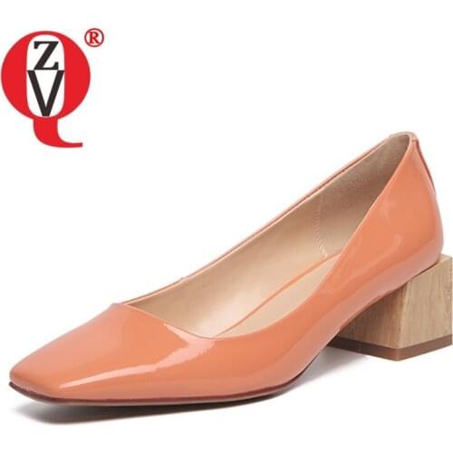 Кожаные туфли-лодочки ZVQ China At AliExpress