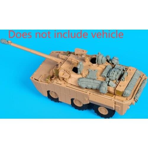 1:35 Scale Resin Die-cast Armored Vehicle AMX-10 RCR Tank Chariot Parts Modification Does Not Include The Unpainted Tank Model