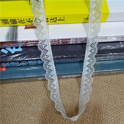 1.5CM S2059 High Quality Gray Elastic Colorful Lace Ribbon Trims Lace Trim For DIY Crafts Material Gift Packing Lace
