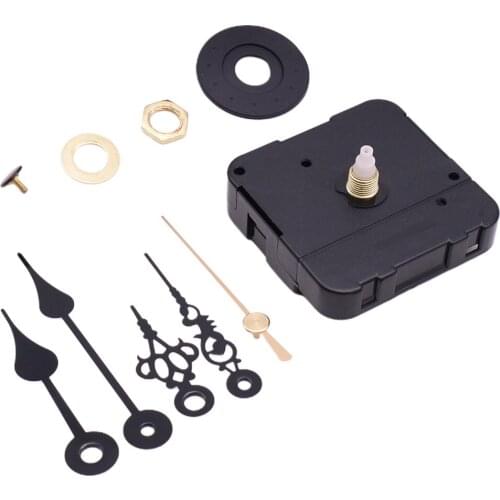 1 Set Silent Sweep Small Wall Clock Movement Battery Powered Repair Parts