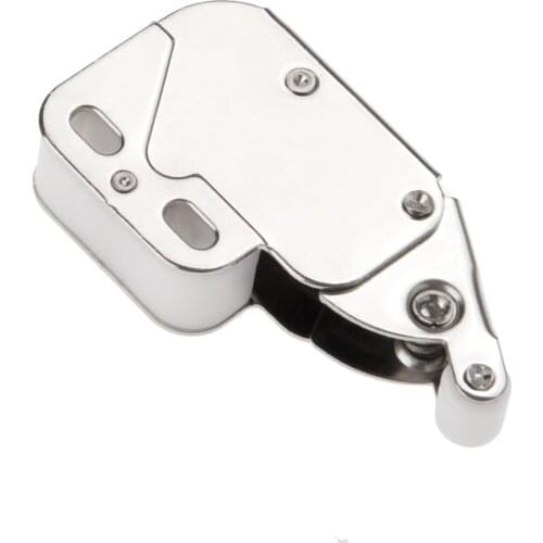 1pcs Push To Open Mini Tip Catch Latch Lock Caravan Drawer Door Cabinet Latch Furniture Security Lock 50mm*27mm