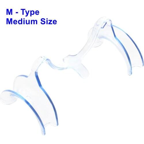 10Pcs Dental Equipments Tools M Type Medium Size Intraoral Cheek Retractor Teeth Whitening Mouth Opener Dentist Products