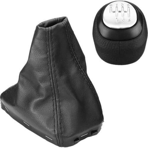 6 Speed Car Manual Shift Knob Knob Shift Lever Guard For Saab 9-3 2003-2012 55566206 55353898
