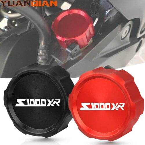Motorcycle Rear Brake Fluid Tank Reservoir Cap Master Cylinder Oil Cup Cover For BMW S1000XR S1000 S 1000 XR 1000XR Accessories