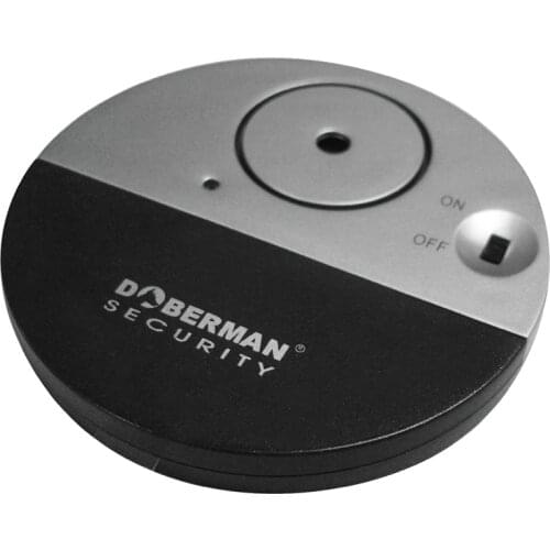 DOBERMAN SECURITY 100DB Wireless Electronic Vibration Detector Cabinet Door Window Vibration Sensor Alert Security Alarm Detecto
