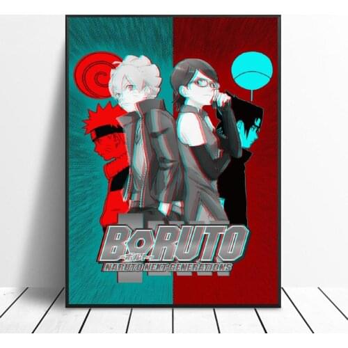 Boruto Canvas Painting Art Print Poster Picture Wall Modern Minimalist Bedroom Living Room Decoration