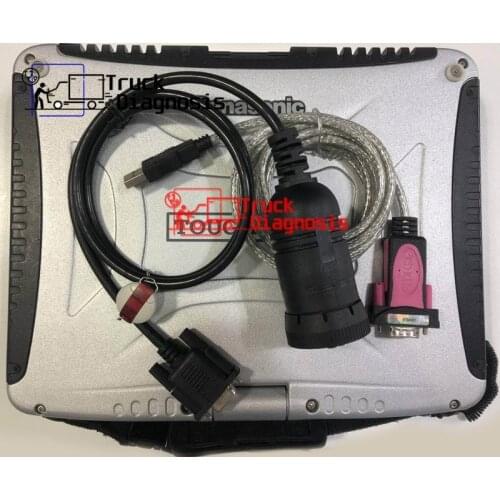 CF19 laptop+ LIEBHERR DIAGNOSTIC kit for Liebherr software SCULI with LIEBHERR excavator Crane diagnostic tool
