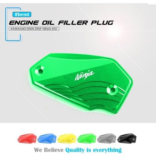 For KAWASAKI NINJA650 ER6N ER6F NINJA 650 ER-6N ER-6F CNC Motorcycle Master Cylinder Front Brake Fluid Reservoir Cover Cap