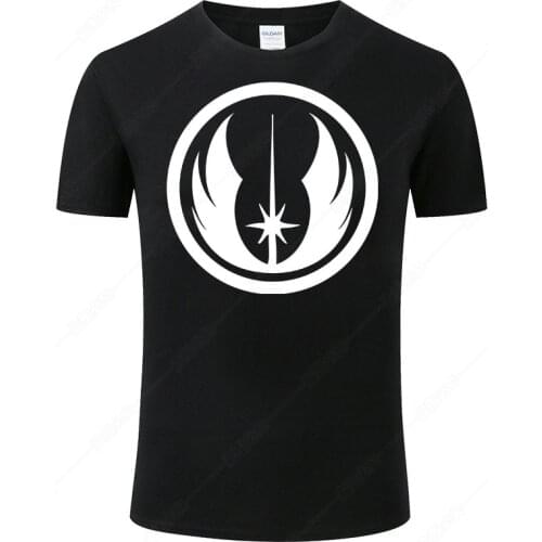 Summer Cotton Short Sleeve Print T-Shirt Star Wars Jedi Temple Logo T Shirt Men Women Fashion Cool Tee Brand Camisa Hombre J53