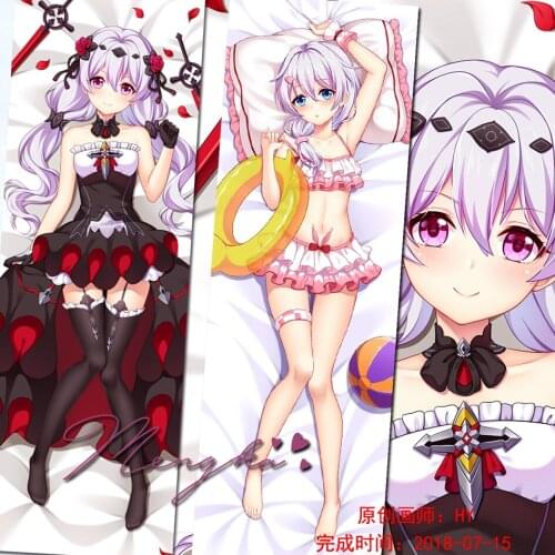 Honkai Impact 3 Theresa Apocalypse Game Dakimakura Hugging Body Pillow Case Otaku Pillow Long Cushion Cover Home Decor Swimsuit