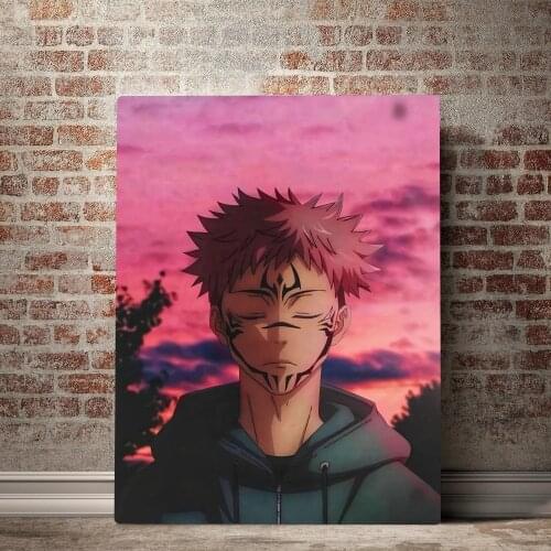 Wall Art Jujutsu Kaisen Poster Yuji Itadori Canvas Paintings Home Decor HD Printed Pictures Modern For Bedroom Modular Framed