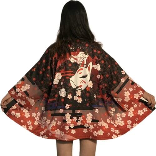 Kimono Women Japanese Yukata female Women Asian Clothes Kimono Cardigan Shirt Women Traditional Japanese Kimonos Haori D002