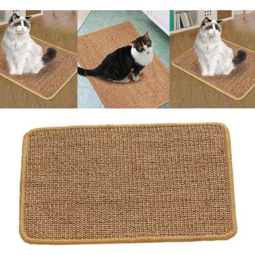 Sisal Cat Scratcher Board Scratching Post Mat Toy for Tower Climbing Tree Pad Cooling Litter Mat Furniture Protector Cat Toys