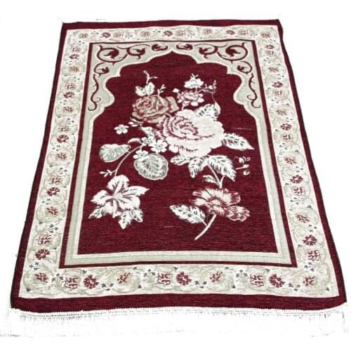 Prayer Mat Chenille Thicken Blanket Arabic Moslim Floor Rug Arabe Carpet Namaz Non-slip Blanket Islamic Goods Praying Mats
