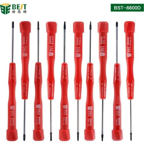 Newest BEST-8800D 10 in 1 Multi-purpose precise Screwdrivers set mobile phone maintenance tools kit T3 T4 T5 T6
