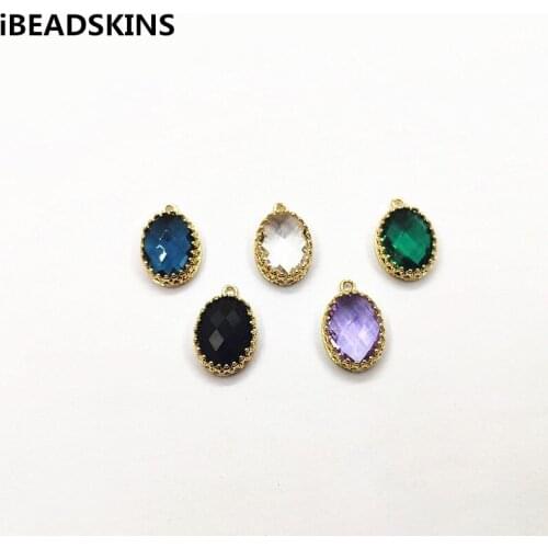 New arrival! 19x12mm 50pcs/lot crystal Rhinestone Oval shape charm/Connectors for Necklace,Earrings parts,hand Made Jewelry DIY