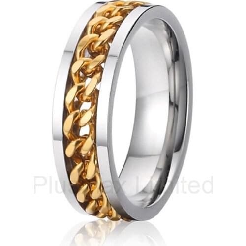China wholesaler perfect match design wedding band jewelry gear rings for men