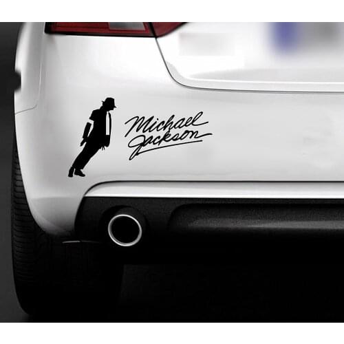 For Michael Jackson CAR VAN STICKER BOAT WINDOW LAPTOP VINYL DECAL Car Styling