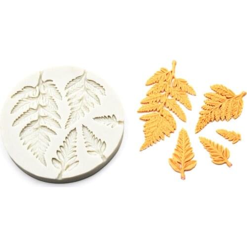 Food Grade Leaf Silicone Cake Decoration Tools DIY Baking Fondant Cake Decorating Mold