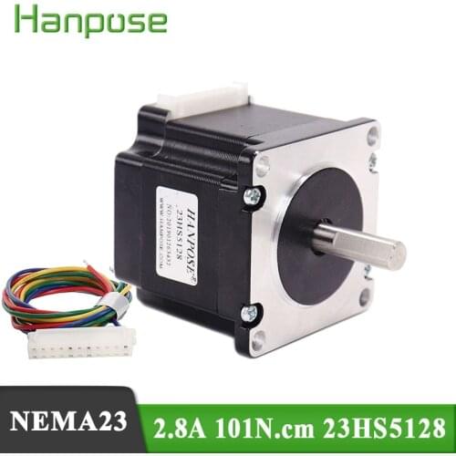 1PCS 23HS5128 Nema 23 Stepper Motor 57 Motor 101N.cm 2.8A 51mm For 3D Printer Monitor Equipment