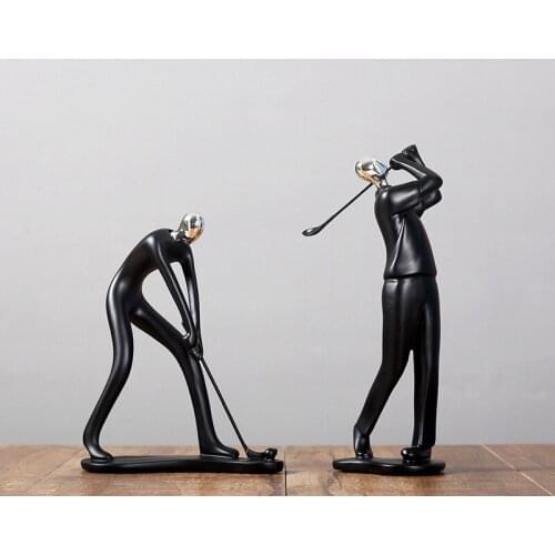 Sculpture Statue Resin Abstract Character Model Simple Modern Home Decoration Accessories Home Living Room TV Cabinet Office Fur