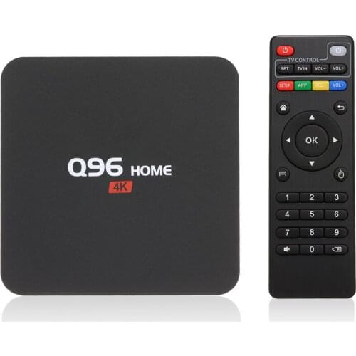 Q96 HOME Smart Android 8.1 TV Box RK3229 Quad Core UHD 4K Media Player 1GB 8GB 2.4G WiFi H.265 VP9 HDR10 Video Player Top Box