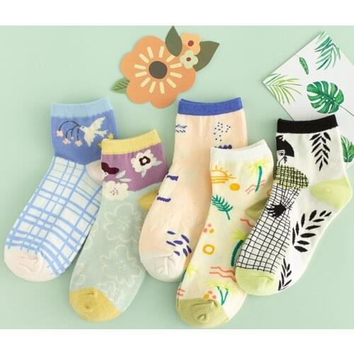 Funny socks woman kawaii animal print cartoon calcetines women meias mulher skarpetki meia mujer cute divertidas chaussette sock