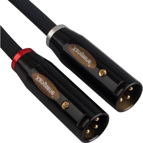 XLR Single Crystal Copper Cable HiFi Audio Balance Line