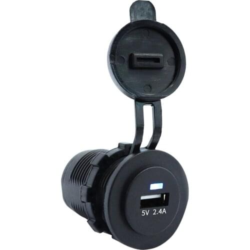 1 Port USB Charger Car Marine Boat Power Supply Socket Waterproof