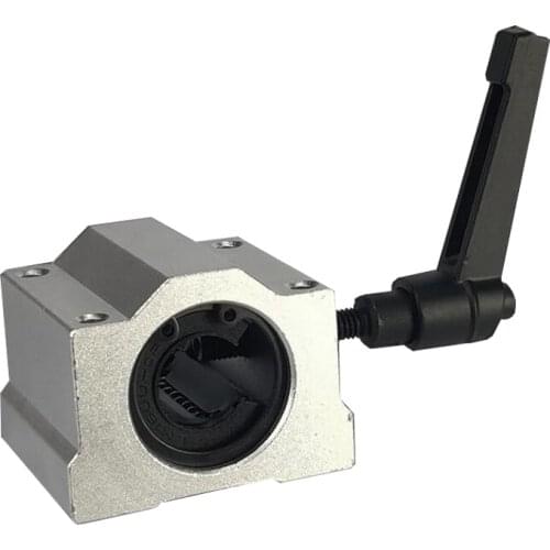 1 PCS Optical axis Linear Slider Bearing Locking Positioning Slider Guide SCS 10/12/16/20/25/30/35/40/50UU without Guide Rail