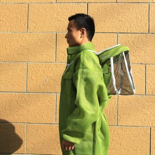 1PCS Beekeeping Tools Products Bee 3D Space Cotton Light Breathable Clothesfull Set Anti Bee Clothes Overalls Headgear Supplies