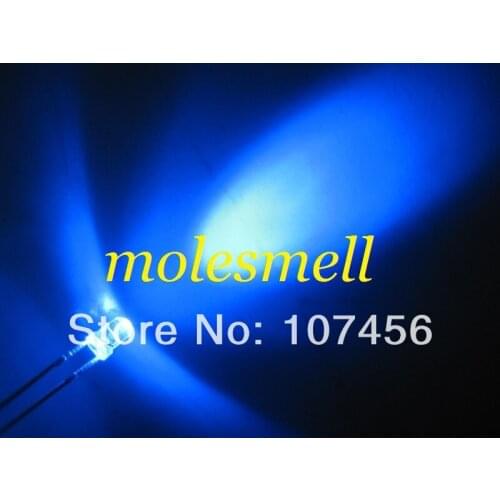 15000pcs 3mm Blue LED+Fast Shipping Ultra Bright 3mm light-emitting diode lamp 3mm water clear blue led round blue led